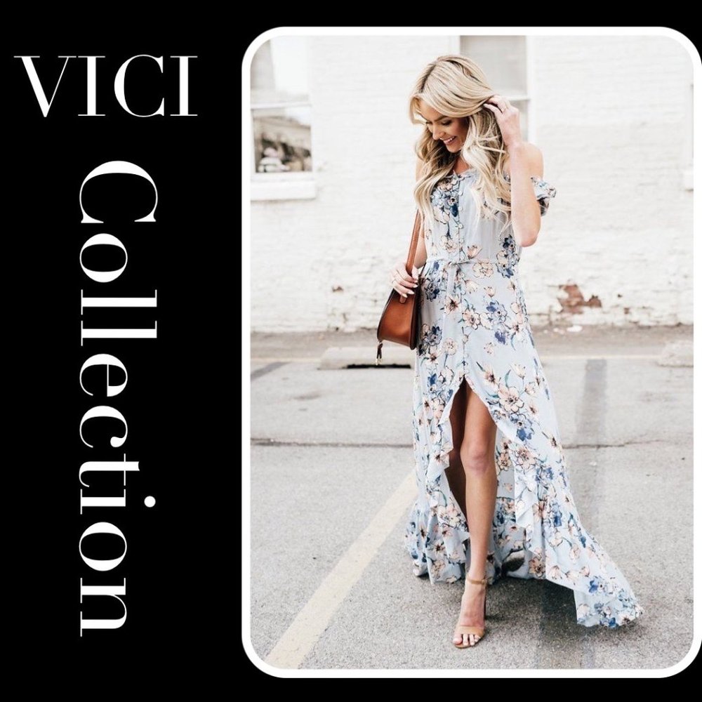 Flirty Off-Shoulder Maxi Dress